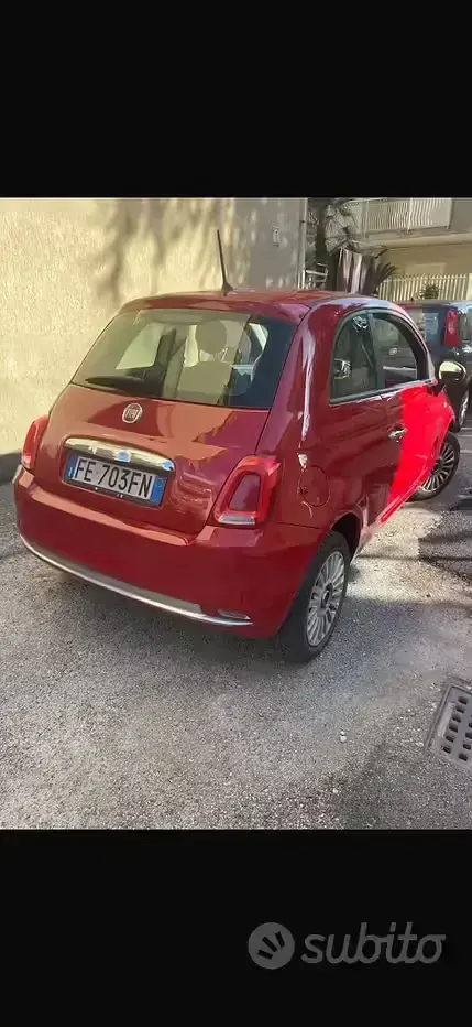 Second-hand Fiat 500 69 CP (50 kW) 2016 Roșu Berlinǎ