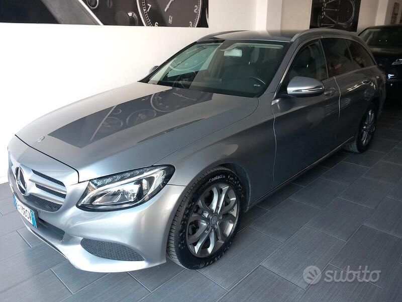 Grigio Usata 2016 Mercedes C200 Premium Station wagon | 14.900 € (Buon prezzo) - Immagine 1/4