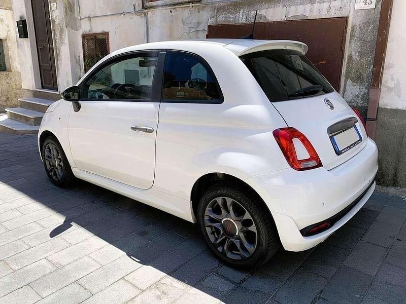 Usata Fiat 500S Sport 69 CV (50 kW) 2019 Bianco Utilitaria