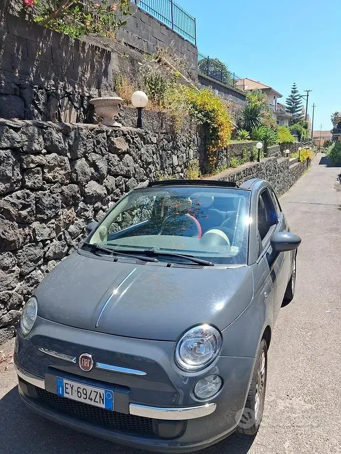 Usata Fiat 500 2015 Grigio Cabrio