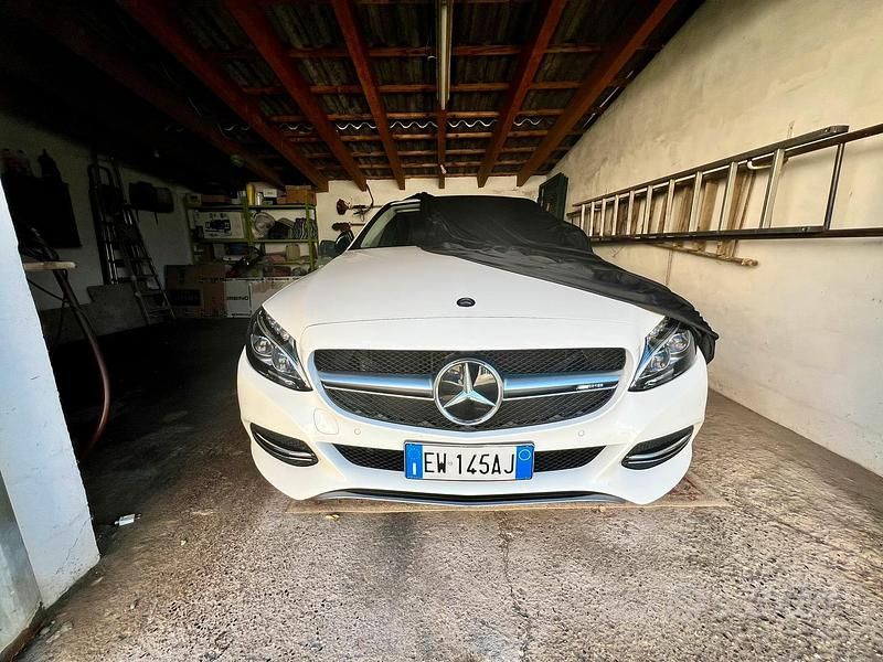 Usata Mercedes C220 240 CV (176 kW) 2014 Bianco Berlina