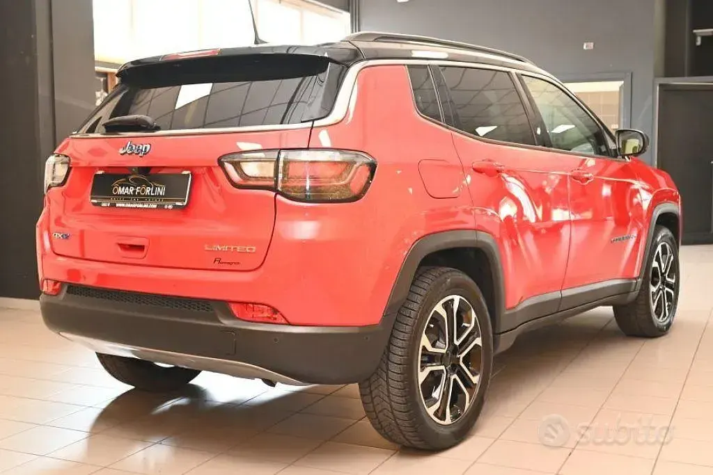 Usata Jeep Compass Limited 190 CV (139 kW) 2022 Rosso SUV