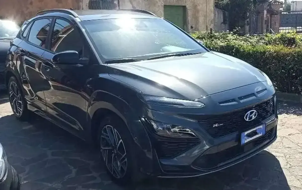 Usata Hyundai Kona N Line 136 CV (100 kW) 2021 Grigio SUV