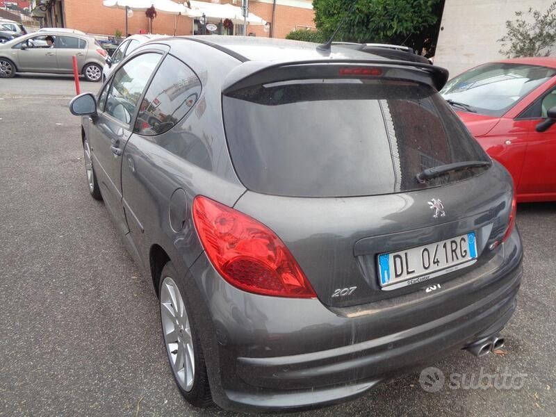 Usata Peugeot 207 GTi 175 CV (128 kW) 2007 Grigio Berlina