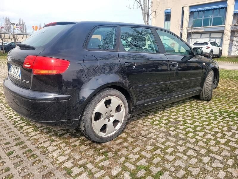 Usata Audi A3 Ambition 140 CV (102 kW) 2007 Nero Utilitaria