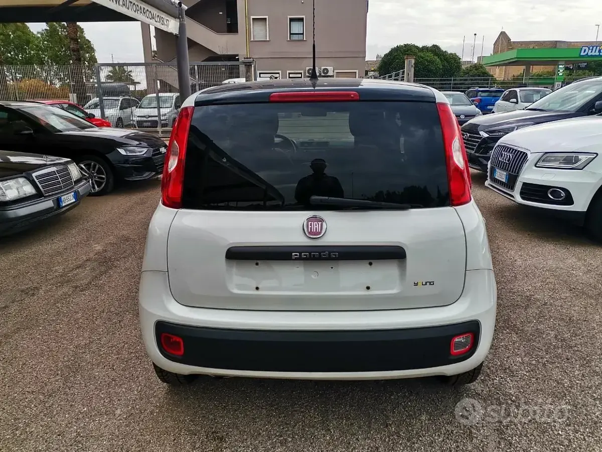 Usata Fiat Panda Young 69 CV (50 kW) 2014 Bianco Utilitaria
