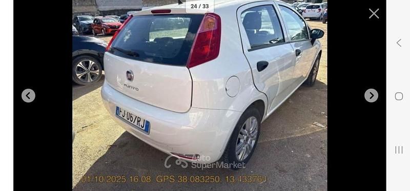 Usata Fiat Punto Street 95 CV (69 kW) 2017 Bianco Utilitaria
