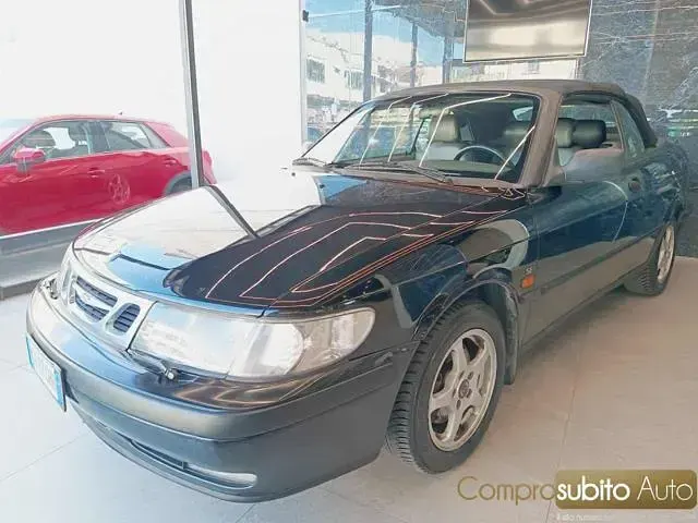 Usata Saab 9-3 Cabriolet 131 CV (96 kW) 1999 Nero Cabrio