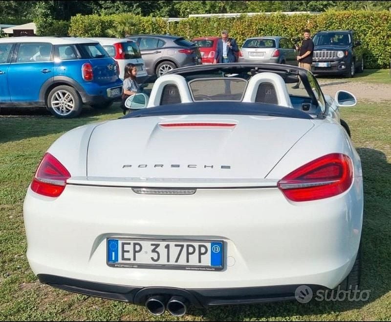 Usata Porsche Boxster 265 CV (194 kW) 2013 Bianco Cabrio