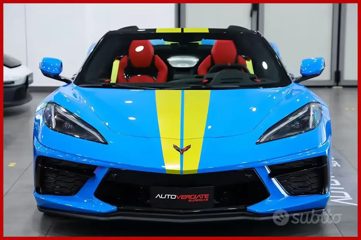 Usata Corvette C8 481 CV (353 kW) 2023 Rapid blue Cabrio
