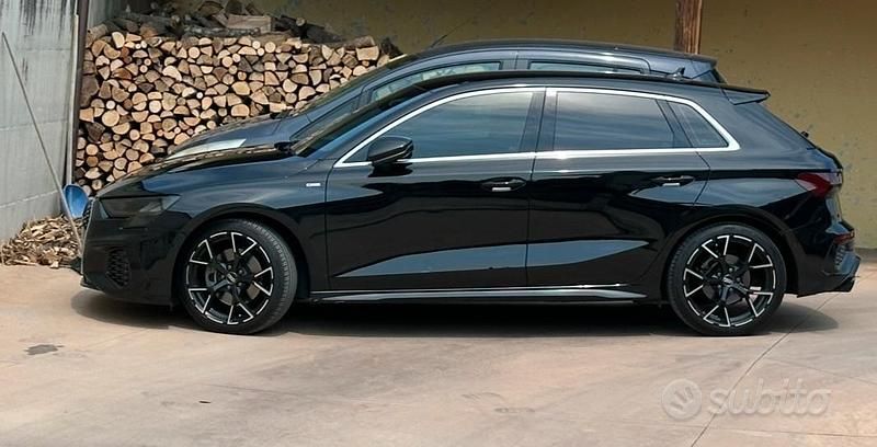 Usata Audi A3 S-Line 150 CV (110 kW) 2021 Nero Berlina