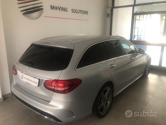 Usata Mercedes C220 Premium 170 CV (125 kW) 2019 Argento Station wagon