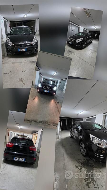 Usata Kia Rio 90 CV (66 kW) 2016 Nero Utilitaria