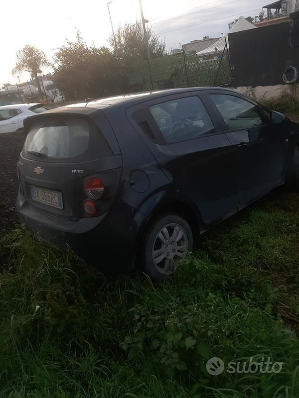 Usata Chevrolet Aveo 2011 Nero Berlina