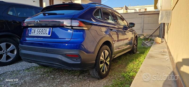 Usata VW Taigo 110 CV (80 kW) 2023 Blu SUV