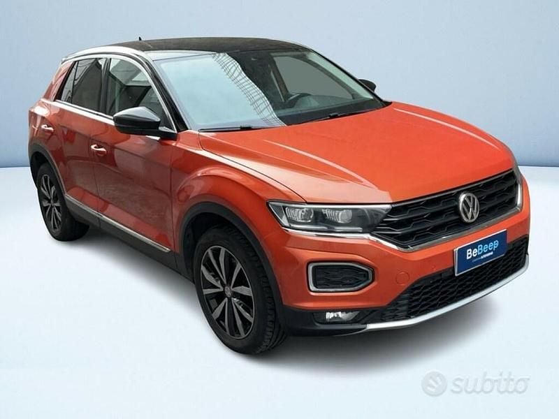 Usata VW T-Roc Advance 2018 Giallo SUV