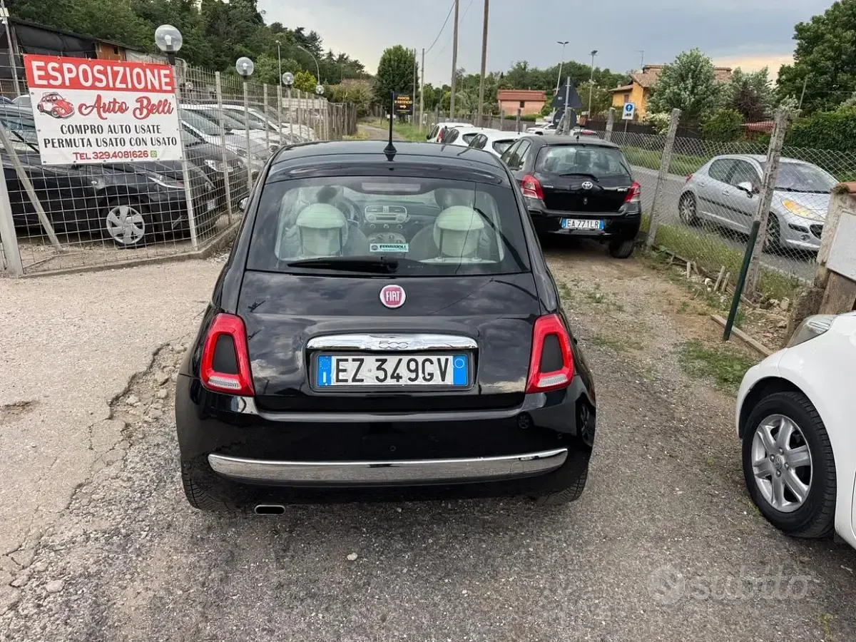 Usata Fiat 500 Pop 69 CV (50 kW) 2015 Nero Berlina