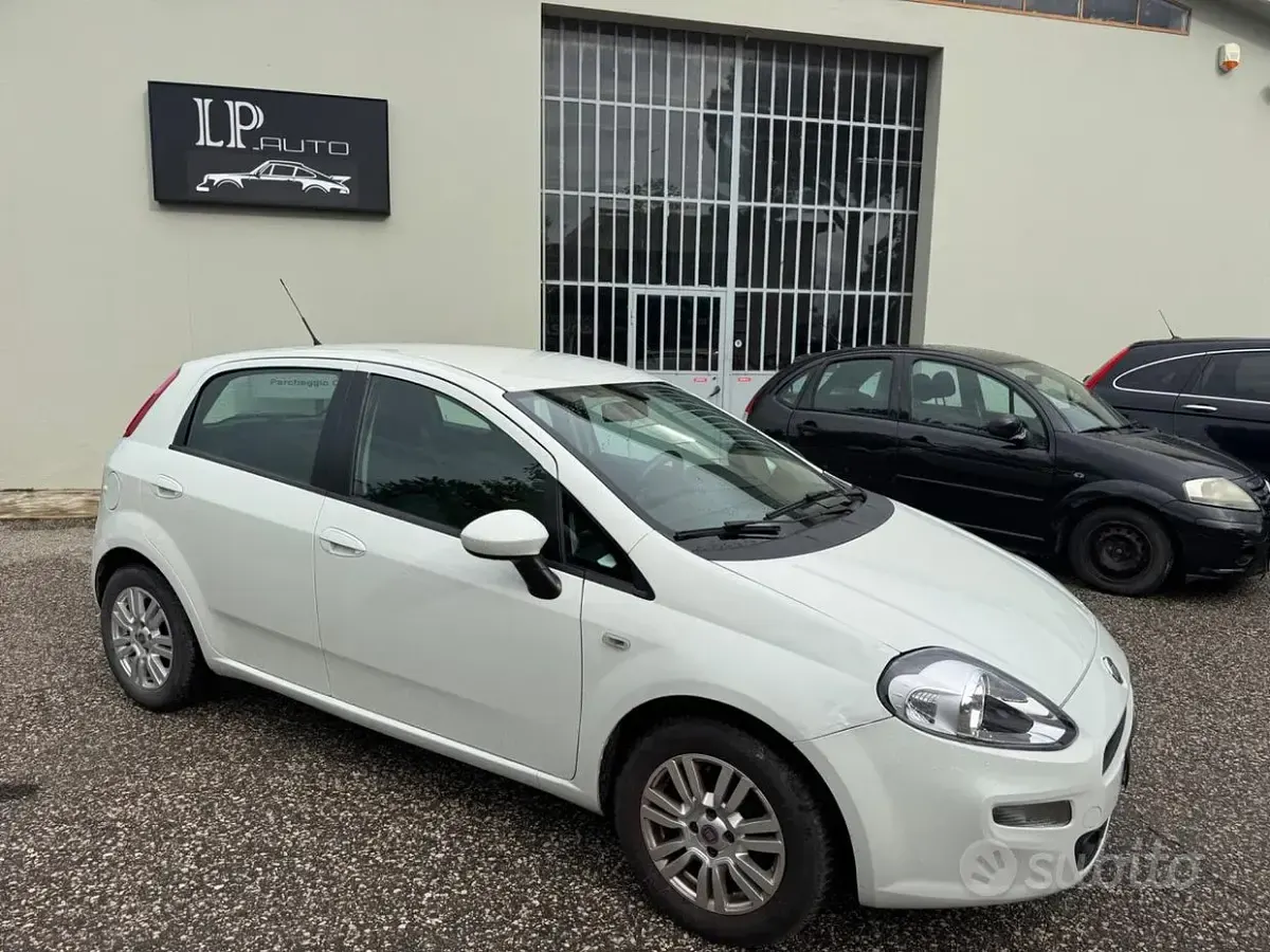 Usata Fiat Punto Easy 75 CV (55 kW) 2015 Bianco Utilitaria
