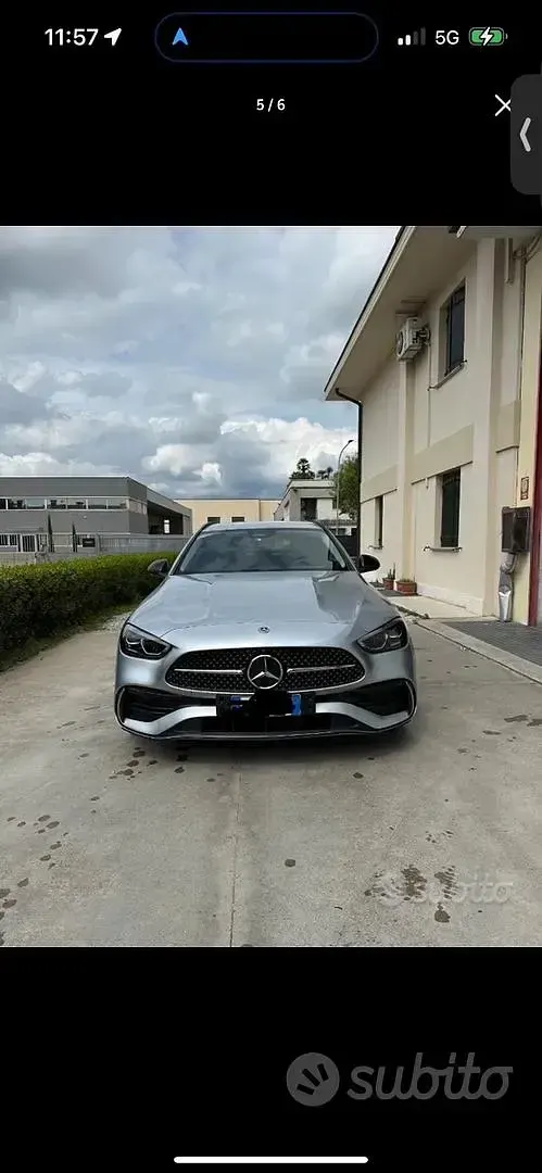 Usata Mercedes C300e Premium 2021 Grigio Station wagon