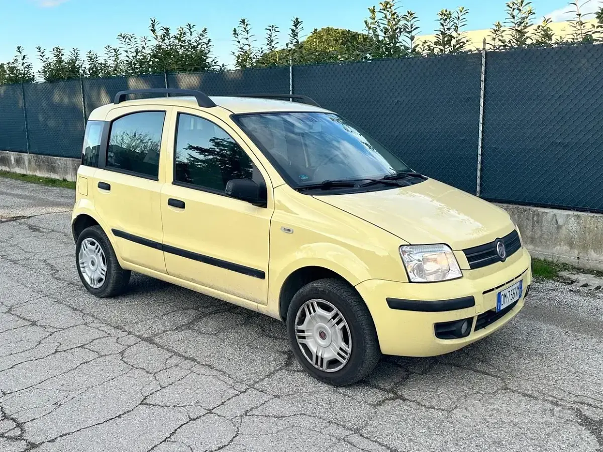 Usata Fiat Panda Dynamic 60 CV (44 kW) 2008 Giallo Utilitaria