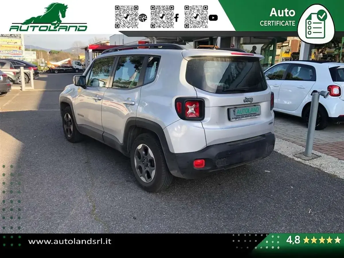Usata Jeep Renegade 105 CV (77 kW) 2017 Argento SUV