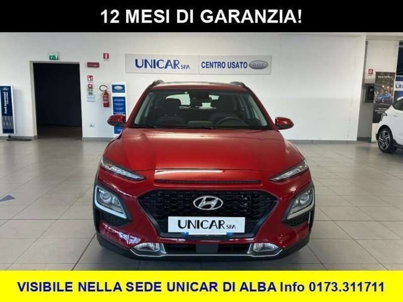 Usata Hyundai Kona 105 CV (77 kW) 2020 Rosso SUV