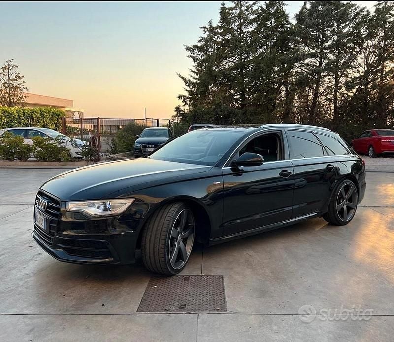 Usata Audi A6 S-Line 177 CV (130 kW) 2012 Nero Station wagon