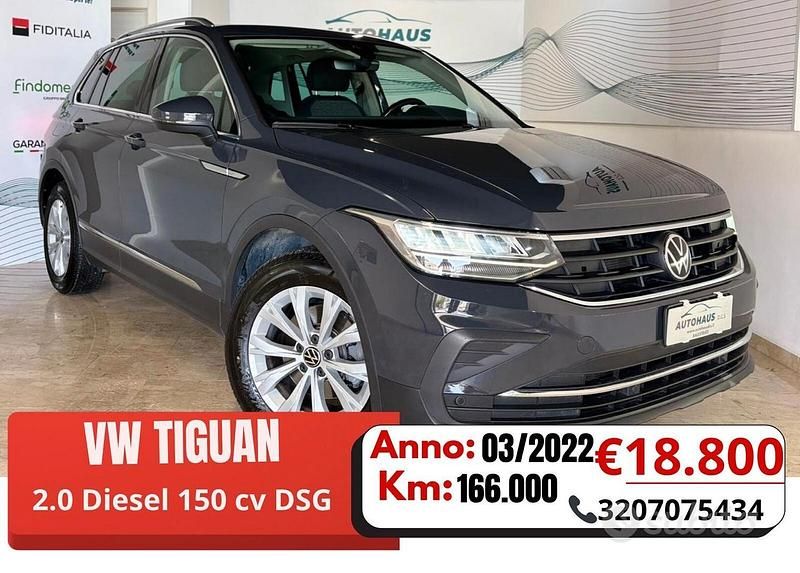 Grigio Usata 2022 VW Tiguan Life SUV | 18.800 € (Super prezzo) - Immagine 1/4