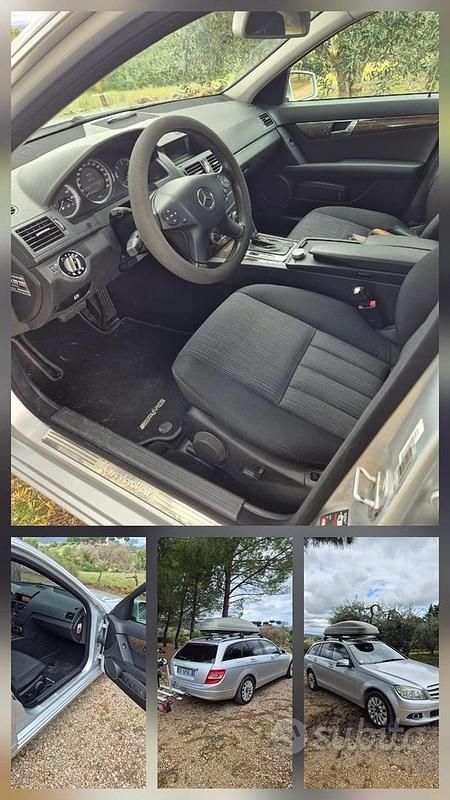 Usata Mercedes C220 Elegance 170 CV (125 kW) 2009 Grigio Station wagon