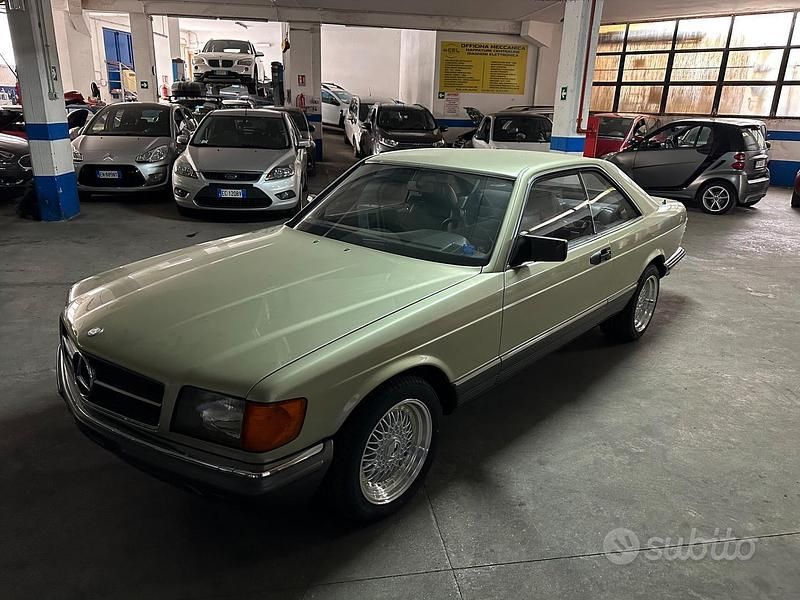 Usata Mercedes S500 231 CV (169 kW) 1982 Verde Berlina