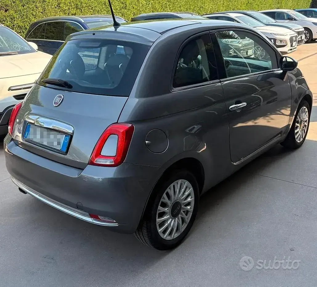 Usata Fiat 500 Lounge 69 CV (50 kW) 2016 Grigio Berlina
