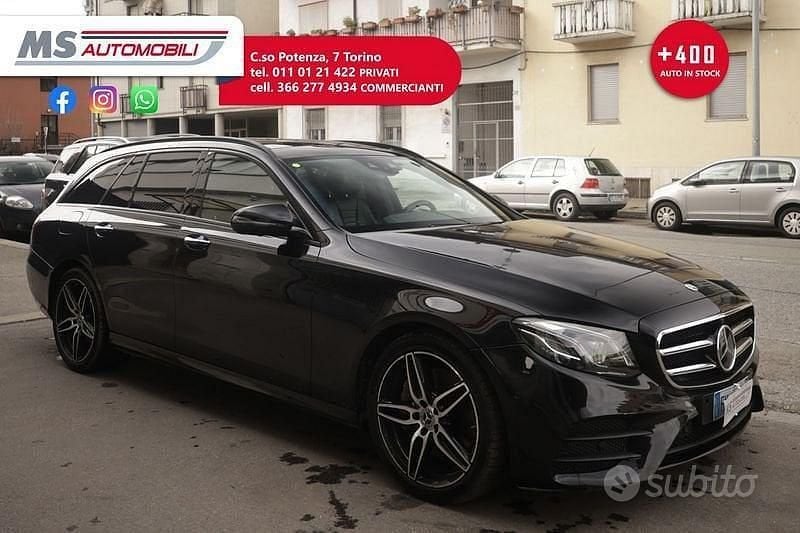 Usata Mercedes E350 Premium Plus 258 CV (189 kW) 2017 Nero Station wagon