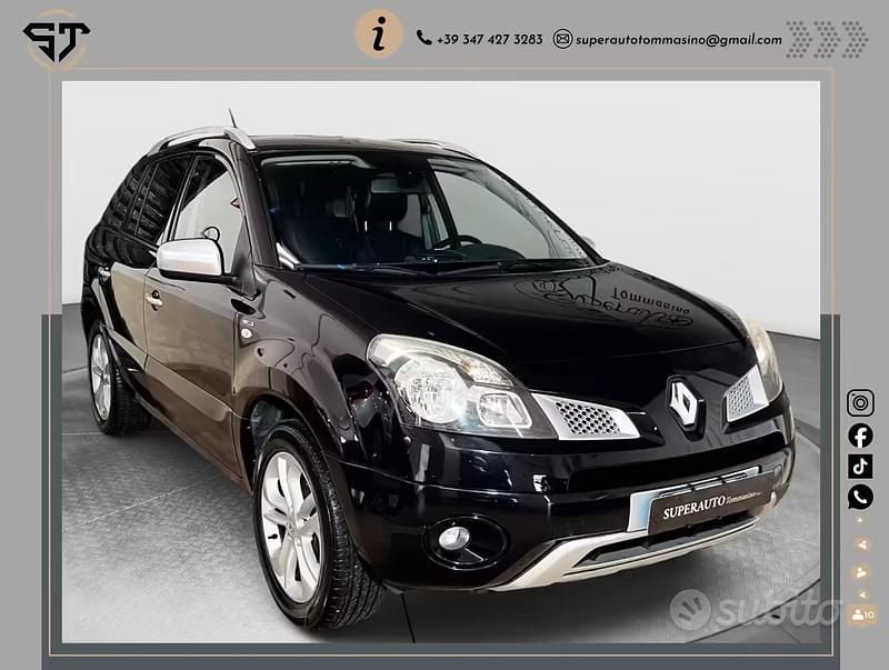 Usata Renault Koleos Luxe 150 CV (110 kW) 2010 Nero SUV