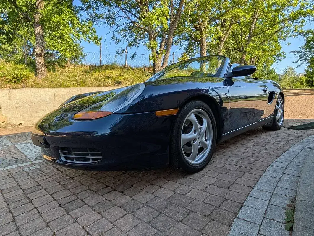 Usata Porsche Boxster 220 CV (161 kW) 2000 Blu/azzurro Cabrio