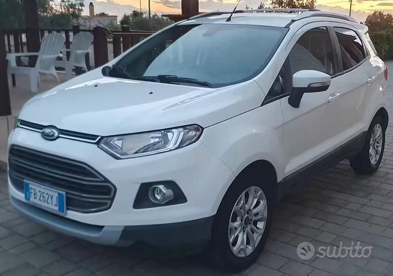 Usata Ford Ecosport Titanium 95 CV (69 kW) 2016 Bianco SUV