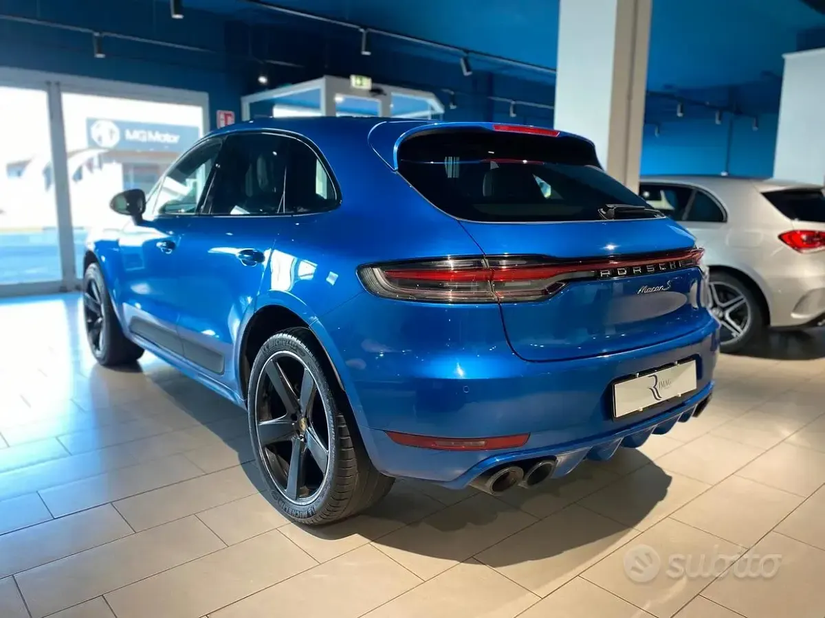 Usata Porsche Macan 354 CV (260 kW) 2019 Blu/azzurro SUV