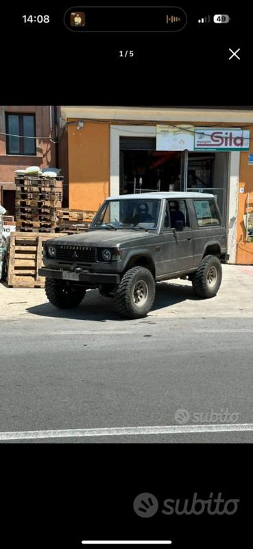 Usata Mitsubishi Pajero 84 CV (61 kW) 1990 Grigio SUV