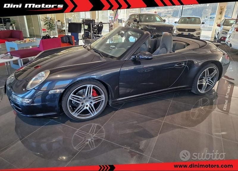 Grigio Usata 2007 Porsche 911 Carrera 4S Cabriolet Cabrio | 70.000 € (Super prezzo) - Immagine 1/4