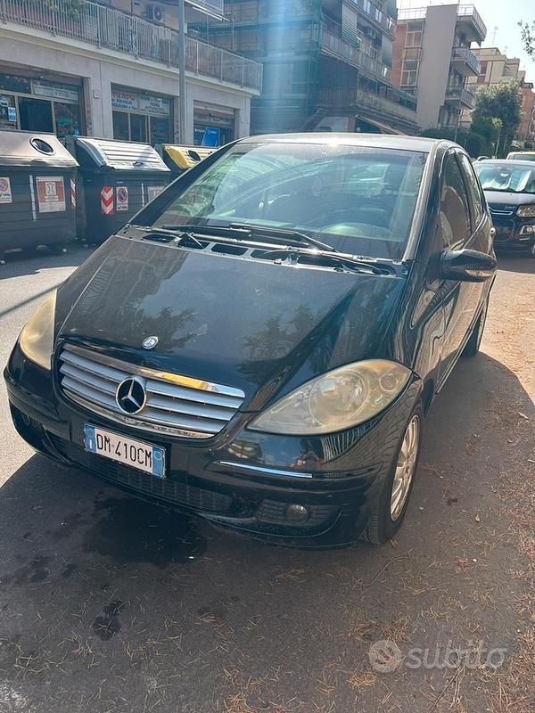 Usata Mercedes A180 Elegance 95 CV (69 kW) 2007 Nero Utilitaria