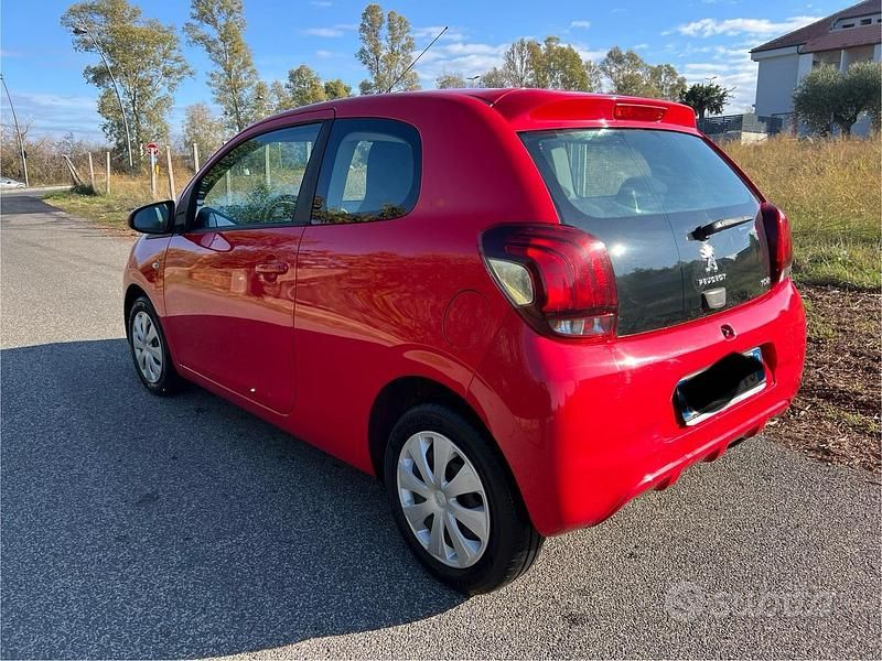 Usata Peugeot 108 Access 69 CV (50 kW) 2015 Rosso Berlina