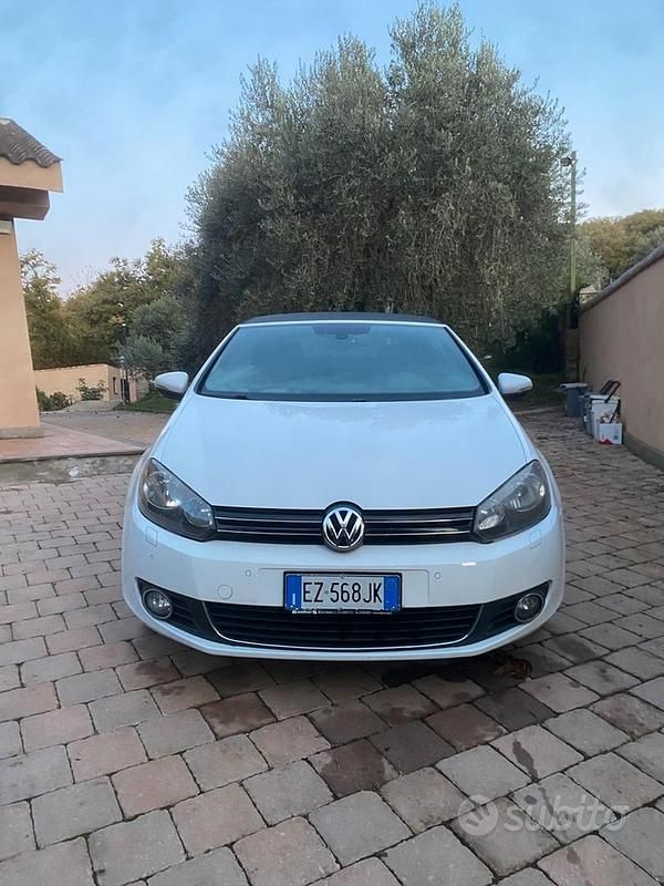 Usata VW Golf Cabriolet 2014 Bianco Cabrio