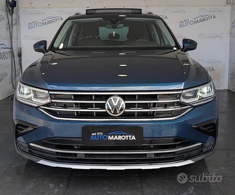 Usata VW Tiguan Elegance 150 CV (110 kW) 2020 Blu SUV