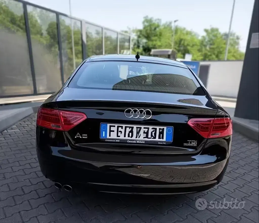 Usata Audi A5 S-Line 190 CV (139 kW) 2015 Nero Coupé
