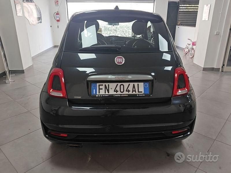 Begagnad Fiat 500 S 69 HK (50 kW) 2018 Svart Sedan