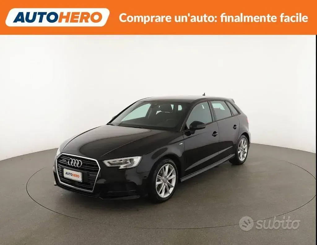 Usata Audi A3 190 CV (139 kW) 2017 Nero Berlina