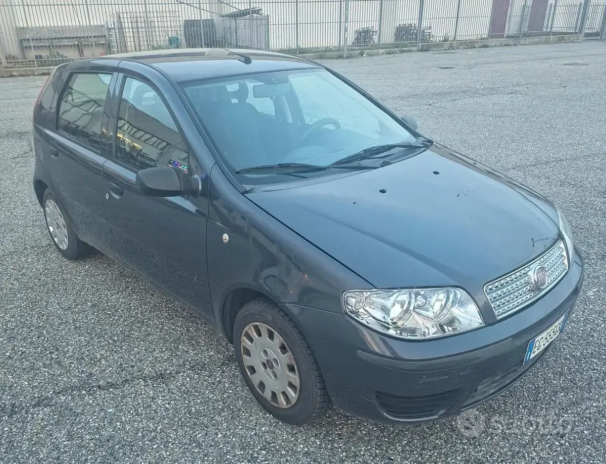 Usata Fiat Punto Active 60 CV (44 kW) 2011 Grigio Utilitaria