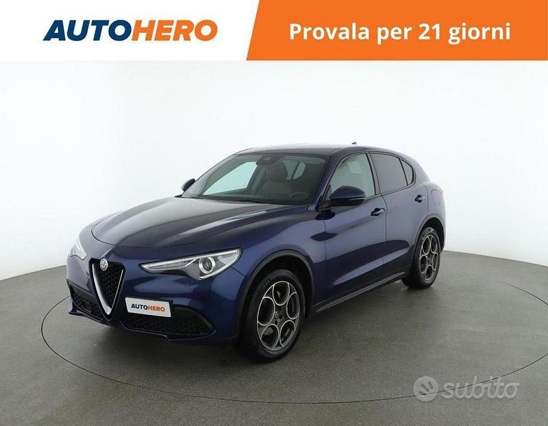 Usata Alfa Romeo Stelvio 210 CV (154 kW) 2018 Blu SUV