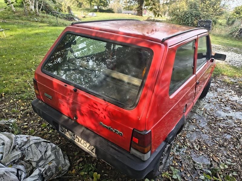 Usata Fiat Panda 1991 Rosso Utilitaria