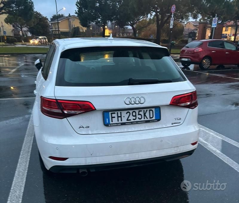 Usata Audi A3 2017 Bianco Berlina
