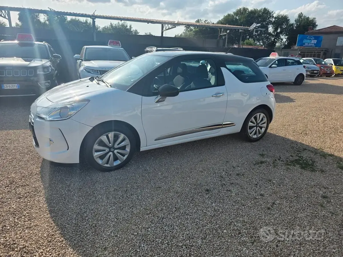 Usata Citroën DS3 95 CV (69 kW) 2012 Bianco Utilitaria
